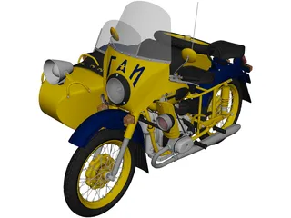 Ural M67-36-P (1976) 3D Model