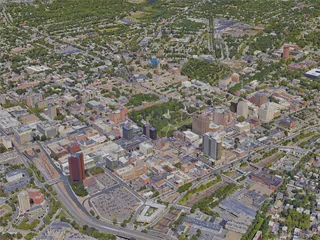 New Haven City, CT, USA (2019) 3D Model