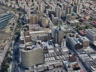 Durban City, South Africa (2019) 3D Model