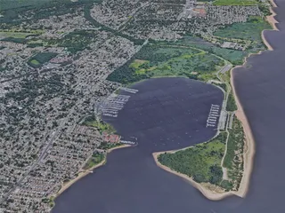 New York City, Staten Island, USA (2019) 3D Model