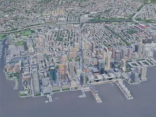 Jersey City, NJ, USA (2019) 3D Model