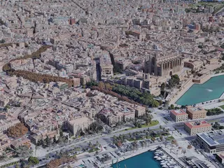 Palma City, Spain (2019) 3D Model
