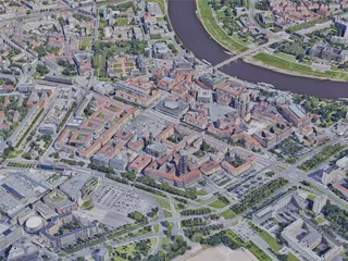 Dresden City, Germany (2019) 3D Model