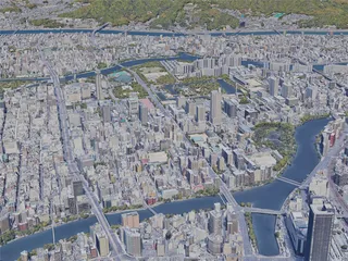 Hiroshima City, Japan (2019) 3D Model