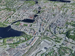 Tampere City, Finland (2019) 3D Model