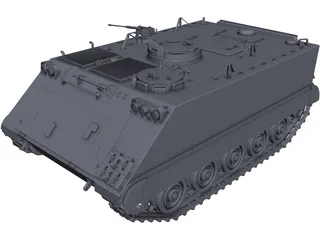 M113 APC1 CAD 3D Model