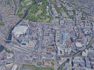 Cardiff City, UK (2019) 3D Model