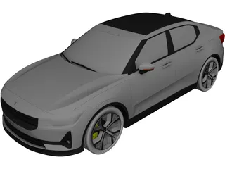 Polestar 2 (2020) 3D Model