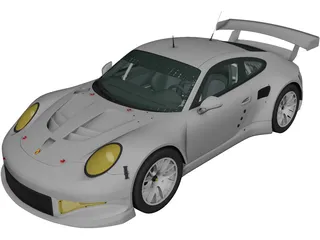 Porsche 911 [991] RSR (2013) 3D Model 3D Preview