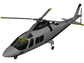 AgustaWestland AW109 3D Model
