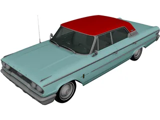 Ford Galaxie 500 (1963) 3D Model