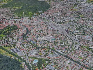 Ljubljana City, Slovenia (2019) 3D Model