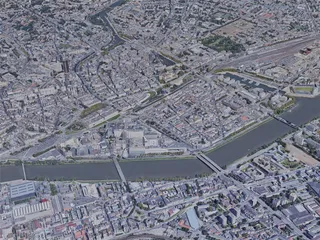 Nantes City, France (2019) 3D Model