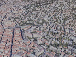 Nice City, France (2019) 3D Model