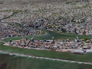 Recife City, Brazil (2019) 3D Model
