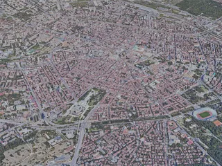 Sofia City, Bulgaria (2019) 3D Model