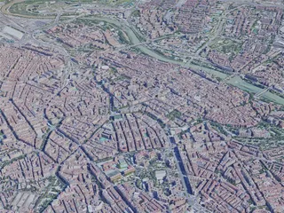 Zaragoza City, Spain (2019) 3D Model