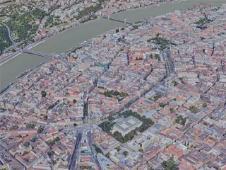 Budapest City, Hungary (2019) 3D Model