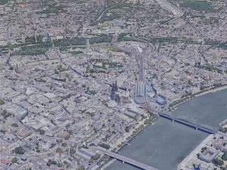 Cologne City, Germany (2019) 3D Model