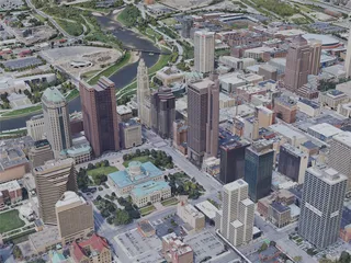 Columbus City, OH, USA (2019) 3D Model