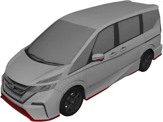 Nissan Serena Nismo (2016) 3D Model