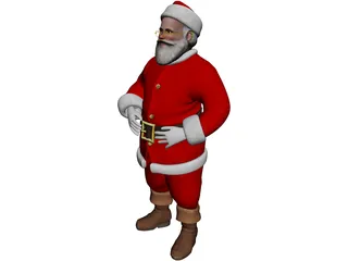 Santa Claus 3D Model