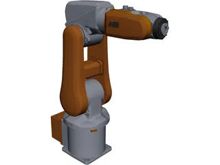 ABB IRB120 Robot 3D Model 3D Preview