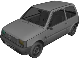 VAZ 1111 Oka 3D Model