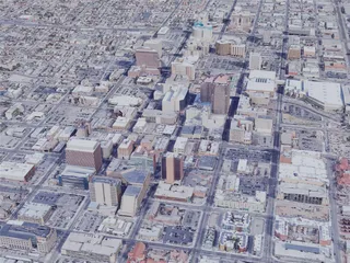 Albuquerque City, NM, USA (2019) 3D Model