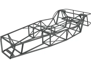 Lotus 7 Chassis 3D Model