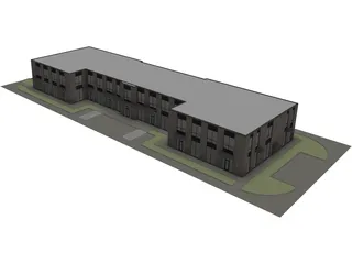 H-mart Office Building 3D Model