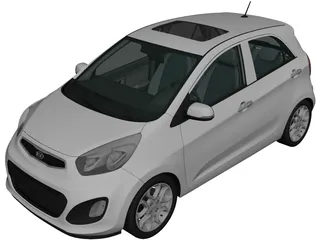 Kia Picanto (2012) 3D Model