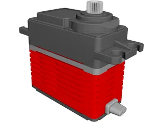 Hitec HSB-9380TH Servo 3D Model