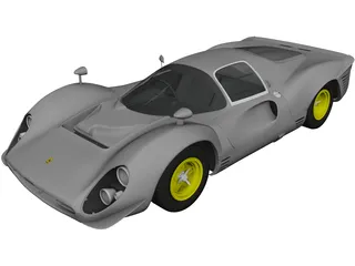 Ferrari 330 P4 (1967) 3D Model