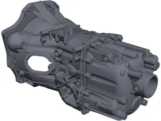 ZF Truck Transmission 3D Model 3D Preview