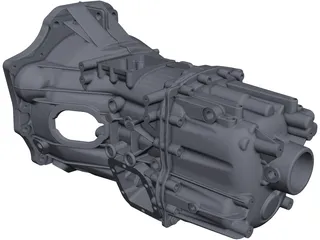 ZF Truck Transmission 3D Model