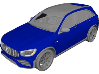 Mercedes-Benz GLC43 AMG (2020) 3D Model