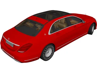 Mercedes-Benz S650 Sedan (2019) 3D Model