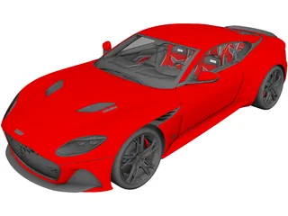 Aston Martion DBS Superleggera (2019) 3D Model