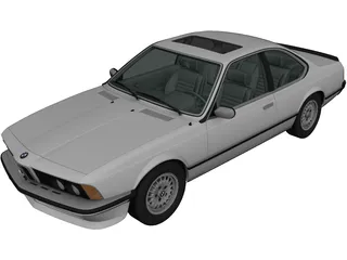 BMW 6-series 635CSi E24 (1978) 3D Model