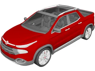 Fiat Toro 3D Model