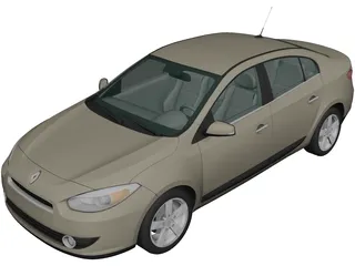 Renault Fluence (2010) 3D Model