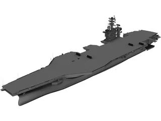 USS John C. Stennis 3D Model