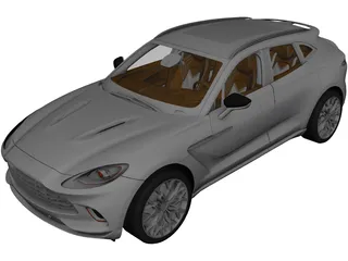 Aston Martin DBX (2020) 3D Model