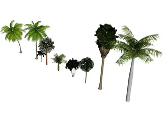 Tree Collection 3D Model