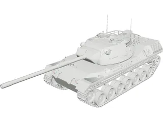 Leopard 1 3D Model 3D Preview
