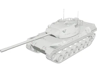 Leopard 1 3D Model