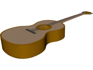 Guitar 3D Model