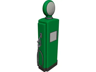 Gas Pump 3D Model