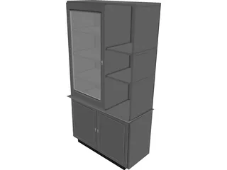 Cabinet Wall 3D Model